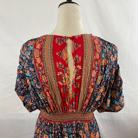 Baltic Born Floral Maxi Dress - Red and Blue - Picture 10 of 15